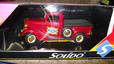 SOLIDO - 1/18 - PERSONALIZADO - FORD Pick=UP - ROJO con detalles dorados Foto 1 de 2