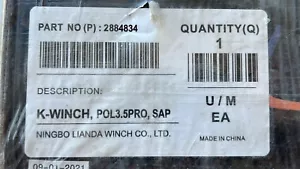 Polaris 2884834 K-Winch POL3.5PRO, SAP Genuine OEM New - Picture 1 of 1
