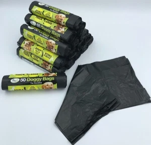 10 ROTOLI £13,49! Sacchetti Cacca per Cani Extra Large Doppio Spessore Cravatta per Cacca Manici Rifiuti(n) - Foto 1 di 11