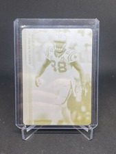 2015 Topps Field Access Greg Olsen Printing Plate Yellow /1