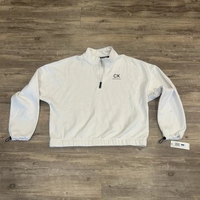 Calvin Klein Performance Pullover Womens XL Half Zip Sweatshirt Lightweight - Image 1 of 4