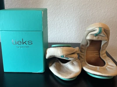 Tieks Cream Classic tamanho 6 - Imagem 1 de 4