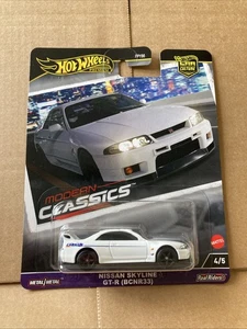 HOT WHEELS DIECAST - Modern Classics - Nissan Skyline GT-R (BCNR33) - 4/5 - Picture 1 of 2