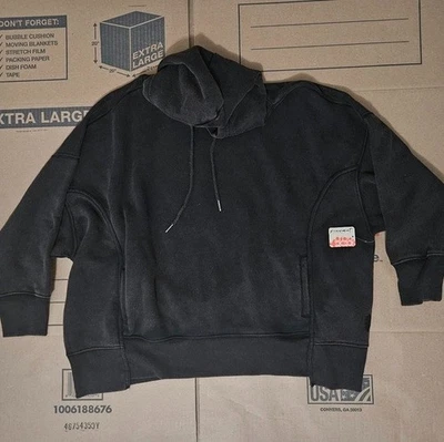 Sudadera con Capucha FP Movement Sprint To The Finish Logo Negra Carbono Mujer Talla S Foto 1 de 4