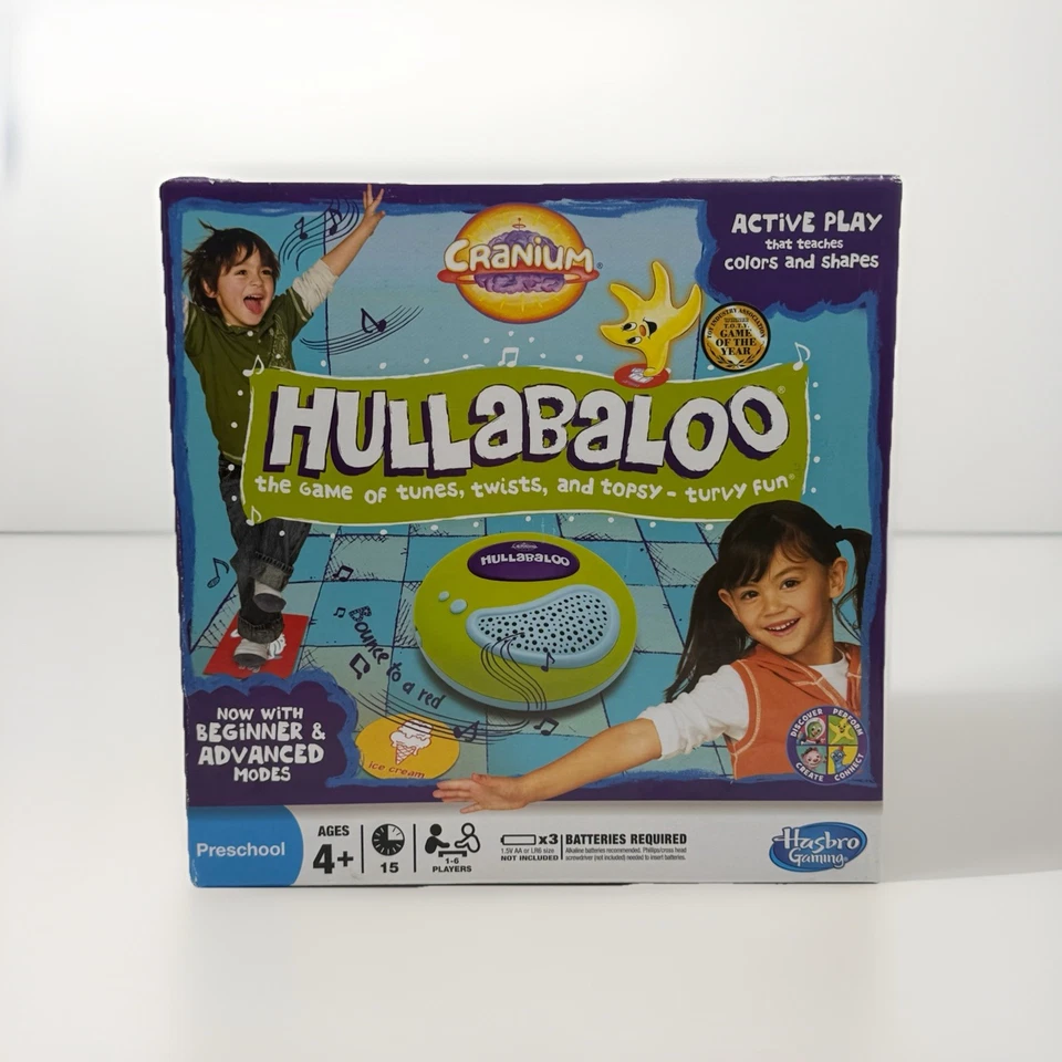 Cranium Hullabaloo Game Hasbro 2003 Preschool Music Movement Game New - Image 1 of 3