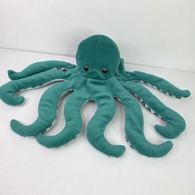 FOLKTAILS Peluche Pulpo Verde azulado Cuerpo Completo Marioneta de Mano De Colección Foto 1 de 4