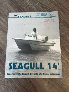 BANCHURME VENDITA BARCA GABBIANO 14' VINTAGE PUBBLICITARIO - Foto 1 di 2