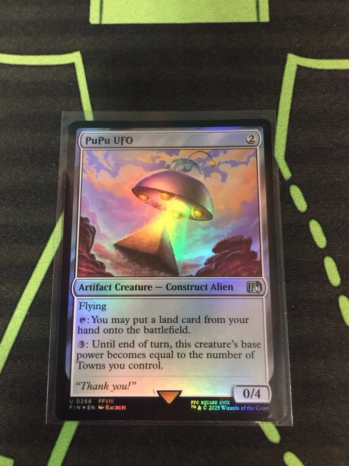 MTG Magic The Gathering PuPu UFO Foil FIN Artifact Final Fantasy Commander  - Image 1 of 1