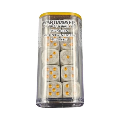 Dwarfen Mountain Holds Dice Set Sealed Warhammer Old World 2024 - Image 1 of 4