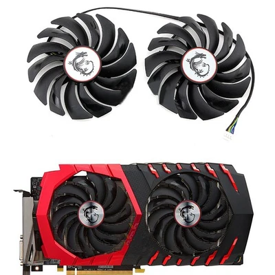 PLD10010S12HH Grafikkartenlüfter für MSI RX580 570 RX480 470 GAMING - Bild 1 von 4