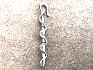 Pi Alpha Mu Bruderschaft Schwesternschaft Sterling Pin mit Caduceus Symbol 1951 Nachlass PC - Bild 1 von 5