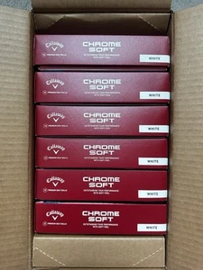 NEW Callaway Chrome Soft 2024 Golf Balls White - 6 dzn Pack (72 balls) - Picture 1 of 3