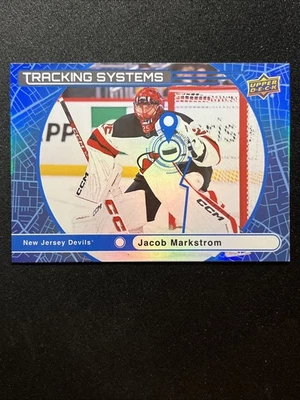 25-26 UD Series 1 Hockey Tracking Systems TS-3 Jacob Markstrom - Image 1 of 2