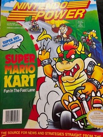Nintendo Power Magazine Vol 41 October 1992 W/ Road Runner Poster Mario Kart NES