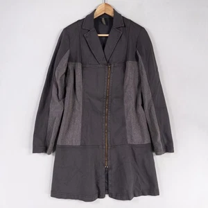 XCVI Chaqueta Sudadera Mujer Gris Mediano Mixto Medios Cremallera Larga Elastizada Tejida - Imagen 1 de 8