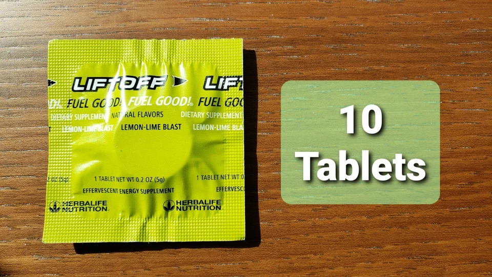Tabletas Herbalife Liftoff Limón-Lima Blast Foto 1 de 1