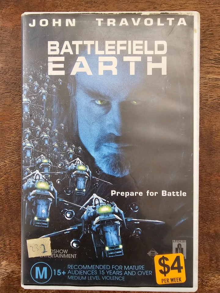 Battlefield Earth (VHS PAL, 2000) Big Box Ex Rental - Image 1 of 4