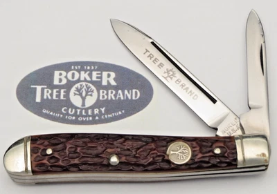 Cuchillo Jack Dogleg Pequeño BOKER EE. UU. De Colección - Años 60 - Mangos Delrin - Como Nuevo Foto 1 de 4