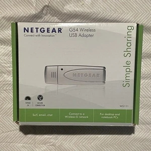 Netgear G54 Wireless USB Adapter WG111 (READ DESCRIPTION) - Zdjęcie 1 z 5