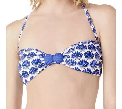 Kate Spade Нью-Йорк подкладка печати бандо бикини плавать верхний размер большой рекомендуемая розничная цена производителя $110 новый с Ярлыками - Изображение 1 из 4