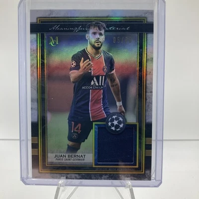 2021 Topps Museum Collection 05/50 Juan Bernat Mem Refractor UEFA MMR-JBR  - Image 1 of 4