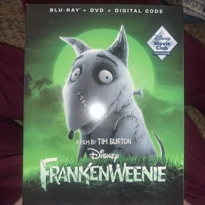 Frankenweenie (Blu-ray & DVD, Digital, Slipcover, Disney Movie Club, 2022, NEW!) - Picture 1 of 1