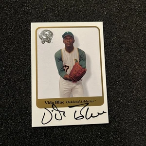 2001 Fleer Greats of the Game Vida Blue Autograph SP RARE MVP Athletics - Picture 1 of 2