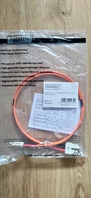 1m LWL Multimode Duplex Jumper Kabel LC-SC 50/125µ OM2 LSZH - Bild 1 von 3