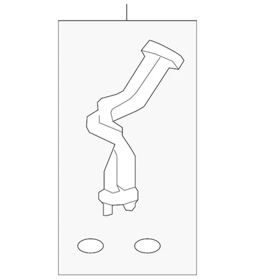 Nissan Quest 2015-2017 genuino - tubo refrigerador 92446-4AY0A Foto 1 de 2