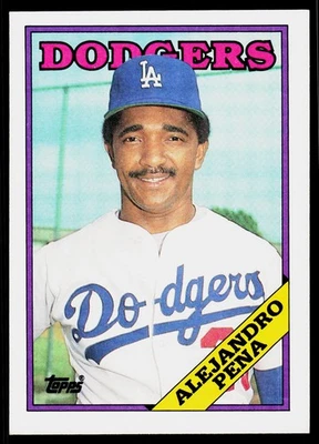 Alejandro Pena, 1988 Topps, #277, Los Angeles Dodgers, - Image 1 of 2