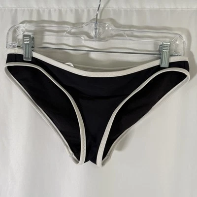 Athleta Swim Bottom Women's Small Black White Pull On Stretchy - Image 1 of 4