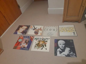 Collection 7 1980s Pop 12" vinyl Records Erasure Yazz Frankie Goes To Hollywood - Picture 1 of 1