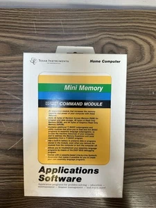 VINTAGE BOXED TI 99/4A MINI MEMORY COMMAND MODULE - Picture 1 of 2