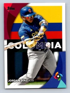 2023 Topps #WBC-45 Jordan Díaz Colombia World Baseball Classic Stars - Picture 1 of 2