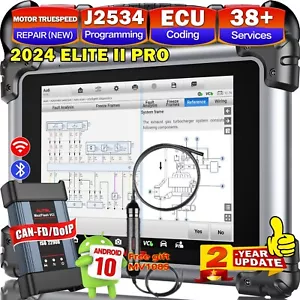 2025 Autel MaxiSys Elite II PRO As MS909 Programming Coding Diagnostic Scanner - Picture 1 of 12