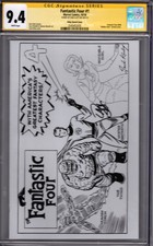 Marvel! Fantastic Four #1! Kirby Sketch Cover! CGC SS 9.4! Signed by Dan Slott!