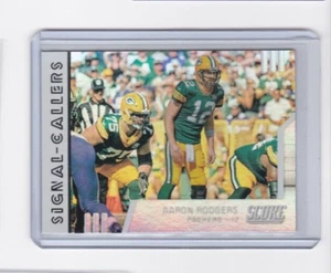 AARON RODGERS '19 SCORE SIGNAL CALLERS INSERT CARD-JETS FANS-GRAB IT TODAY! - Picture 1 of 17