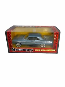 Motorworks 1964 Chevrolet Impala Diecast Metal Series blau 1:24 NEU in Box - Bild 1 von 9