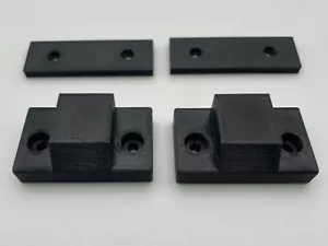 2 x Replacement Hinge Mounts and Plates for Technics SL-1200 & SL-1210 - Picture 1 of 1