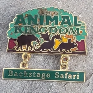 Disney Animal Kingdom Behind Scenes Backstage Safari Ride Elephant Dangle Pin - Picture 1 of 3