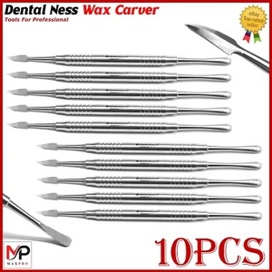 Dental Lab Wax Carver Set 10Pcs – Surgical Steel Tools Limited stock Fast Ship - Picture 1 of 4