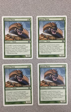 MTG MAGIC THE GATHERING SPINED WURM 4X PLAYSET - 8TH EDITION - COMMON - LP