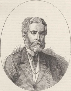 ACADEMICS. John Lothrop Motley um 1880 altes antikes Vintage Druckbild - Bild 1 von 1