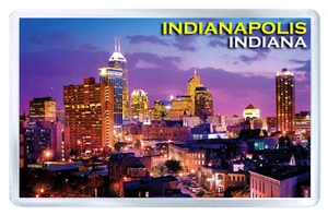 Indianapolis Indiana USA MOD2 Fridge Magnet Souvenir Calamita Frigorifero - Bild 1 von 1