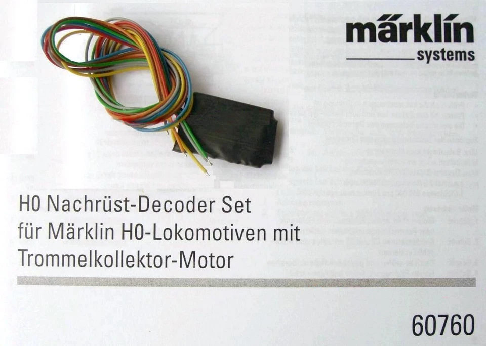 Märklin H0 - Decoder aus 60760 mit Beschreibung NEU - Bild 1 von 1