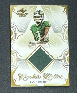 2023 Leaf Trinity Rookie Relics Memorabilia Jayden Reed #RR-19 - Bild 1 von 2