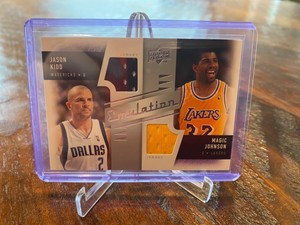 Magic Johnson & Jason Kidd 2008 Upper Deck Game Worn Patches 