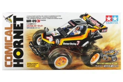 Tamiya 58666 1/10 Scale RC WR-02CB Wheelie Chassis Comical Hornet Kit w/ESC - Image 1 of 4