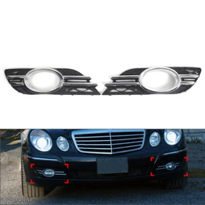 Nebelscheinwerfer Grill Abdeckung für Mercedes-Benz E320 E350 E550 E63 2007-2009 - Bild 1 von 11