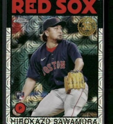 2021 Topps Update #86C-46 Hirokazu Sawamura Boston Red Sox - Image 1 of 2